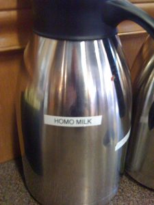 Homoginized Milk?